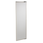 D-190 Dør Hvit Integrert dør med karm for møbelplate for selvbygger kjølerom