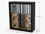 Vinvegg 700 Medium (1930x700xh2350) - Bilde 17