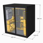 Vinvegg 700 Medium (1930x700xh2350) - Bilde 11