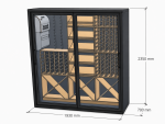 Vinvegg 700 Medium (1930x700xh2350)